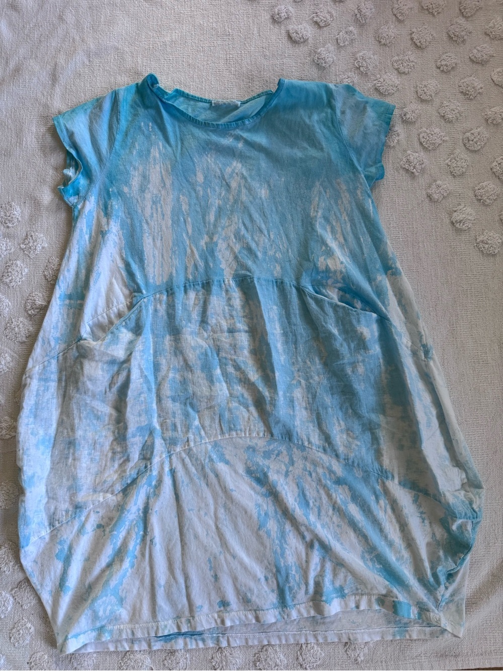 Tunic BoHo dress -SZ L POCKETS